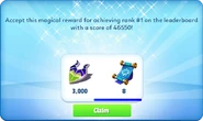 Leaderboard 1 Reward