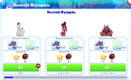 Recruit Nymphs.
