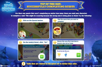 Successfully Completing Quests