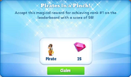 Pirates in a Pinch! #1 reward