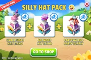 Silly Hat Pack (Unbirthday Hat Stand + Anemone Hat Stand + Partysaurus Party Supply)