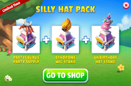 Silly Hat Pack (Partysaurus Party Supply + Syndrome Wig Stand + Unbirthday Hat Stand)