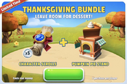 Thanksgiving Bundle (2019-2021) (Pumpkin Pie Stand + Character Scroll Token)