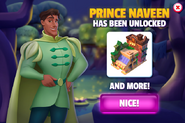 Prince Naveen has been unlocked!