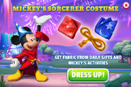 Mickey Mouse Sorcerer Costume Promotion