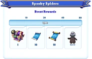Me-spooky spiders-9-milestones.png (193 KB) Milestone Rewards
