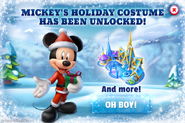 Mickey Mouse (Holiday) has been unlocked!