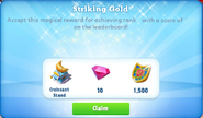 Striking Gold #22 reward