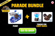 Star Wars Parade Bundle (Star Wars Float + Bounty Puck Tokens + Greef Karga Ears Hat Tokens) (The Mandalorian 2020)