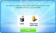 Striking Gold #123 reward