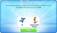 Me-striking gold-75-prize