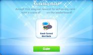 Striking Gold #2, #3, #4 and #5 reward