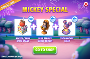 Mickey Special (Mickey Candy Apple Stand + Blue Stripes NuiMO Mickey + TRON Mickey Light)