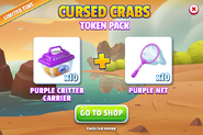 Cursed Crabs Token Pack (Purple Net Tokens + Purple Critter Carrier Tokens)