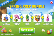 Spring Prep Bundle (Hare Shrub + Flower Planter + Bunny Balloon Stand + Blossom Bench + Tiny Treehouse)