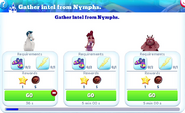 Gather intel from Nymphs.