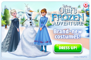 Anna, Elsa & Olaf Holiday Costumes Promotion