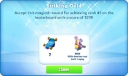 Striking Gold #105 reward