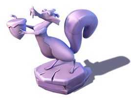 D-scratte statue