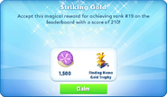 Striking Gold Mini Event Prize