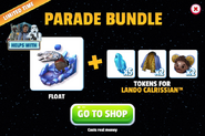 Star Wars Parade Bundle (Star Wars Float + Lando's Cape Tokens + Lando Calrissian Ears Hat Tokens) (Star Wars 2022)