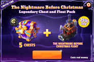 Nightmare Before Christmas Float Bundle (Nightmare Before Christmas Float + Legendary Chests/Nightmare Before Christmas Chests)