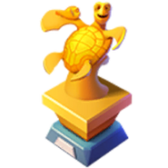 Finding Nemo themed gold trophy