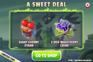 A Sweet Deal Bundle (Giant Cherry Stand + Maleficent Coins)