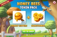 Honey Bees Token Pack (Honey Dipper Tokens + Honeycomb Tokens)