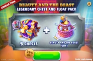 Beauty and the Beast Float Bundle (Beauty and the Beast Float + Legendary Chests/Beauty and the Beast Chests)