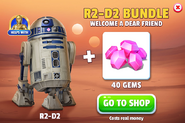 R2-D2 Bundle (R2-D2 + 40 Gems)