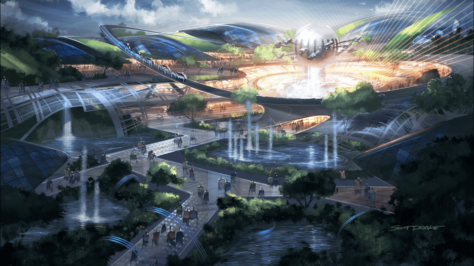 Tomorrowland (Shanghai Disneyland) | Disney Park Concept Art Wiki | Fandom