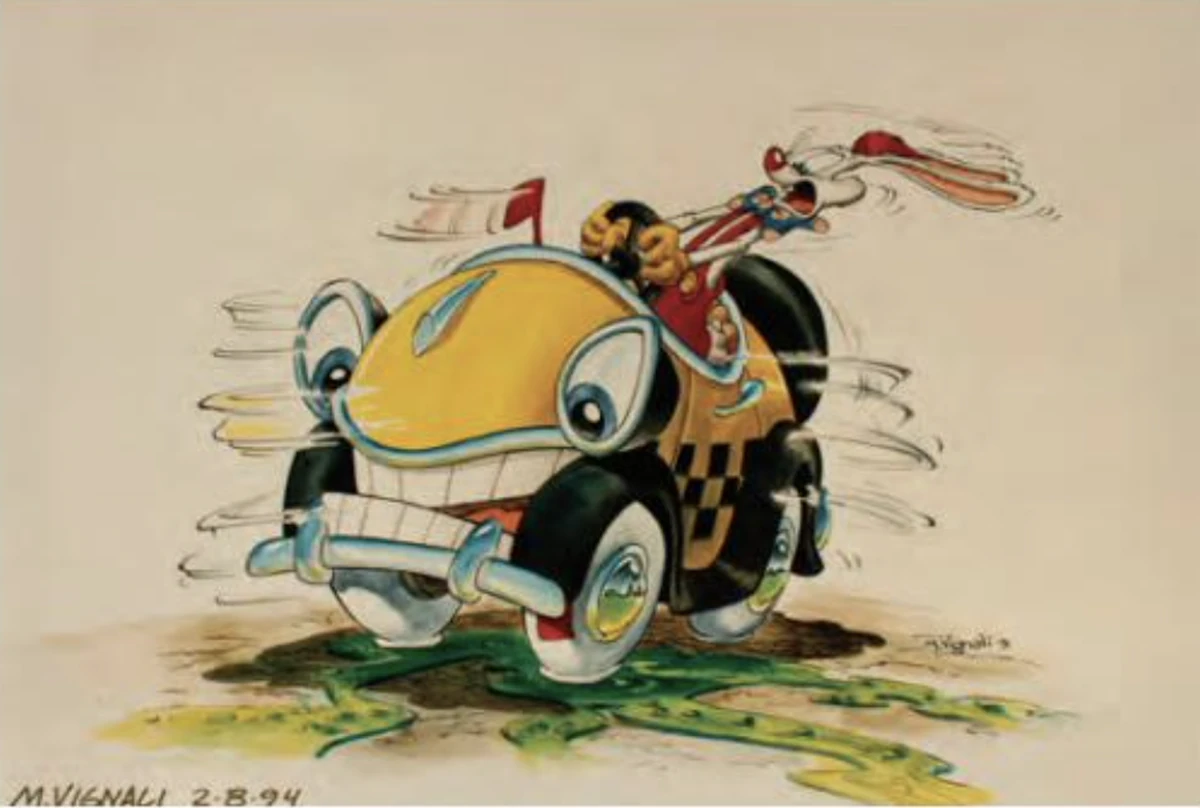 Roger Rabbit's Car Toon Spin | Disney Park Concept Art Wiki | Fandom