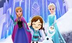 Anna Elsa Olaf and Mii - DMW2