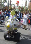 Bunsen and Beaker roll around Disney's California Adventure Park (now known as Disney California Adventure)