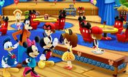 DMW2 - Mickey and Friends at the Cafe