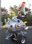 Audio-Animatronic versions of Bunsen and Beaker in their Muppet Mobile Laboratory