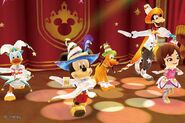 DMW2 - Mickey with Pals and Mii Dance Show
