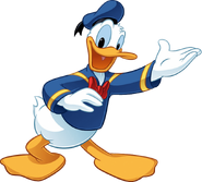 Donald Duck transparent