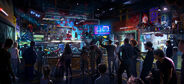 Avengers Campus DCA Ramsey Avery Concept Art 16