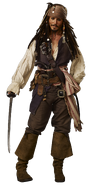 Captain Jack Sparrow transparent