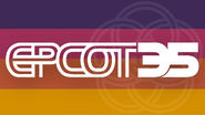 Epcot's 35th Anniversary Logo.