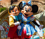 Tokyo Disneyland Pinocchio and Minnie Mouse