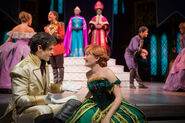 Hans with Anna in Frozen Live at the Hyperion Theater