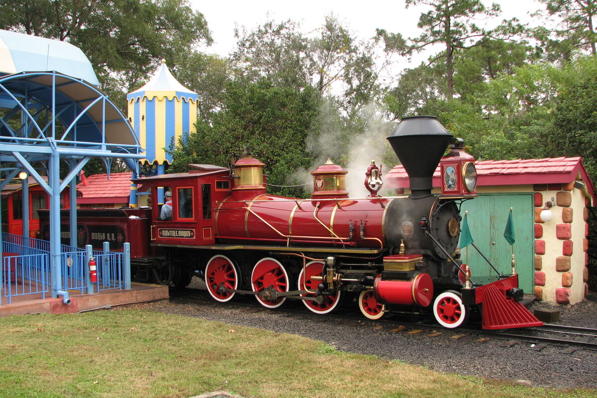 Walt Disney World Railroad Train Station - Magic Kingdom