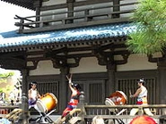 200px-EpcotJapan.jpg (12 KB) The Matsuriza Taiko drummers at the base of the pagoda.