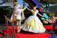 In Disneyland Park and Disney Festival of Fantasy Parade