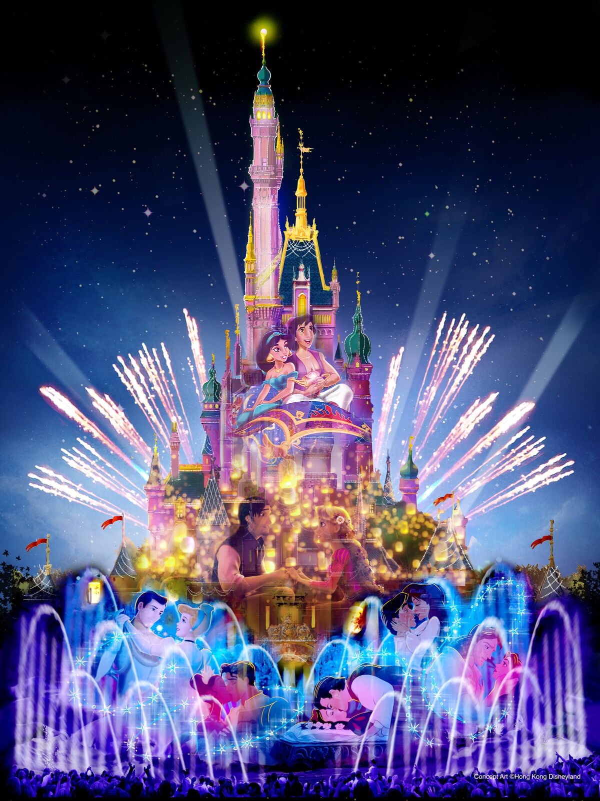100,000 Disneyland paris castle icon Vector Images
