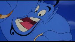 O Gênio em Aladdin e os 40 Ladrões.
