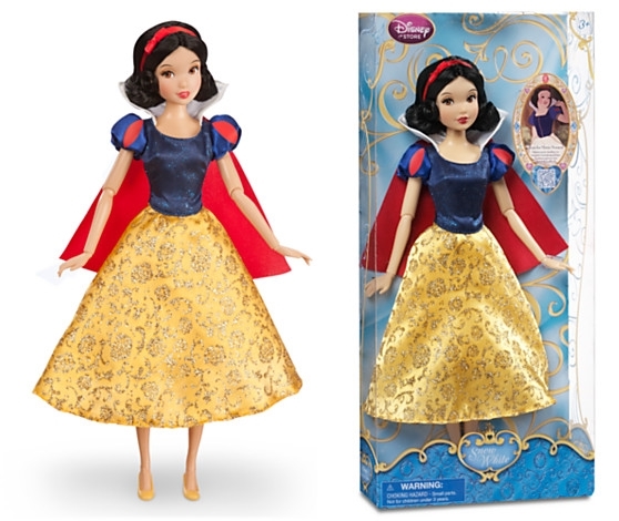 Roupas e Acessórios Boneca Clássica Branca de Neve